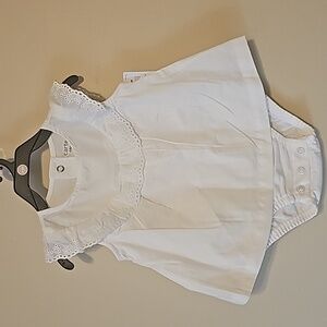 Carter's‎ Child of Mine Baby Girl Dress One Piece 6-9m White